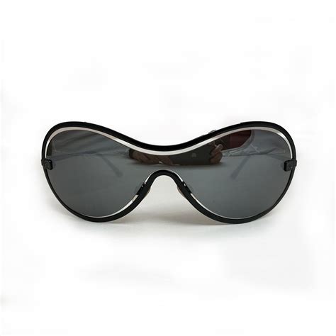 Y2K CHANEL Vintage Authentic Mask Sunglasses 